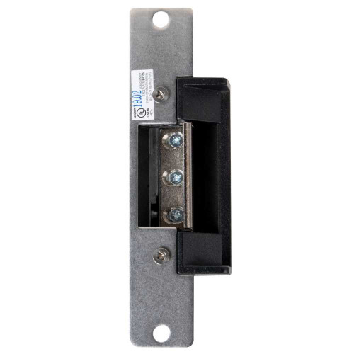 RCI 7107-05D 32D Electric Strike 6-7/8 Round Corner Faceplate For 3/4 Projection Latches 12 VDC Fail Secure Satin Stainless Steel 7107-05D 32D