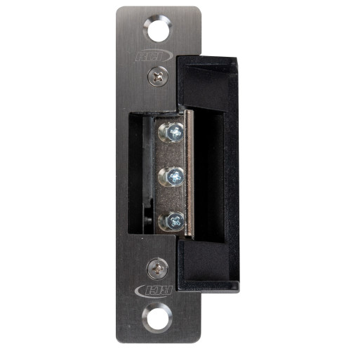 RCI 7304-09 32D Electric Strike 4-7/8 In Round Corner Faceplate For 3/4 In Projection Latches 24 VDC Fail Safe Satin Stainless Steel 