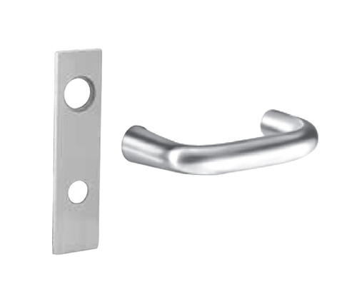 Sargent 8270-24V LW1J 26D Fail Safe 24V Electrified Mortise Lock LW1 Escutcheon J Lever Satin Chrome 8270-24V LW1J 26D