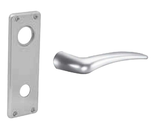 Sargent 8271-24V WTA 32D LH Fail Secure 24V Electrified Mortise Lock WT Escutcheon A Lever Left Hand Satin Stainless Steel 8271-24V WTA 32D LH
