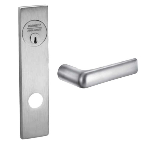 Sargent RX-8272-24V LE1E 26D Double Cylinder Fail Safe 24V Electrified Mortise Lock LE1 Escutcheon E Lever RX Switch Satin Chrome RX-8272-24V LE1E 26D