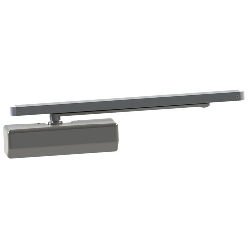 Hager 5300-MLT ALM Grade 1 Surface Closer Push or Pull Side Tri Mount Mounting Regular Double Lever Arm Size 1 to 6 Adjustable Aluminum Finish Non-Handed 5300-MLT ALM