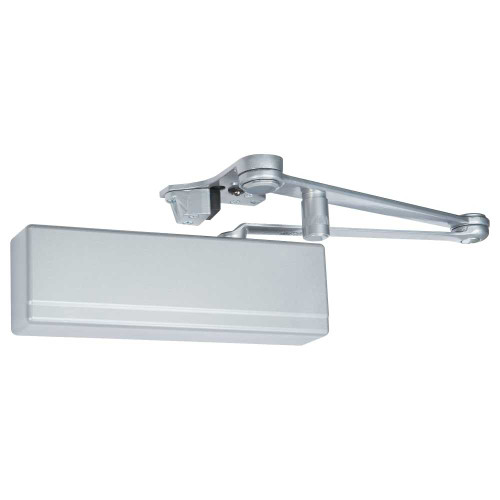 Sargent 351-CPSH TB EN Surface Door Closer Heavy Duty Hold Open Parallel Arm with Compression Stop Thru Bolts Sprayed Aluminum Enamel 351-CPSH TB EN