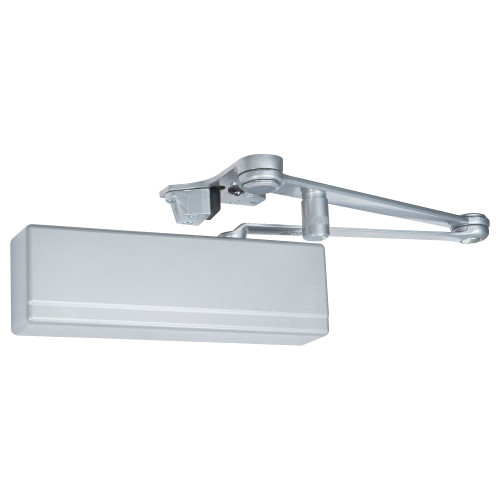 Sargent 351-CPSH TB EN Surface Door Closer Heavy Duty Hold Open Parallel Arm with Compression Stop Thru Bolts Sprayed Aluminum Enamel