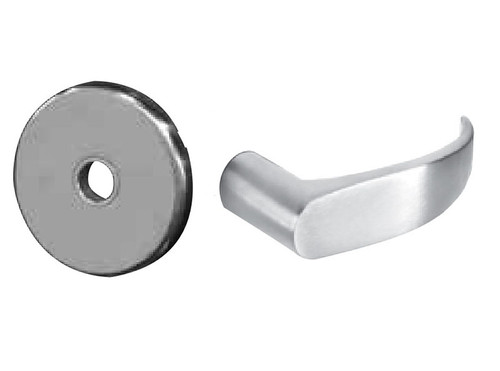 Sargent 70-8271-24V OP 26D Fail Secure 24V Electrified Mortise Lock O Rose P Lever SFIC Prep Less Core Satin Chrome