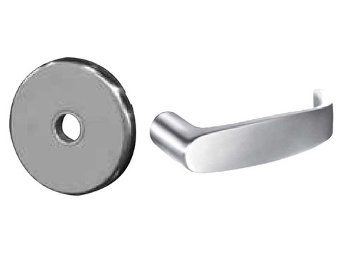 Sargent 70RX-8273-24V OL 32D Double Cylinder Fail Secure 24V Electrified Mortise Lock O Rose L Lever SFIC Prep Less Core RX Switch Satin Stainless Steel 70RX-8273-24V OL 32D