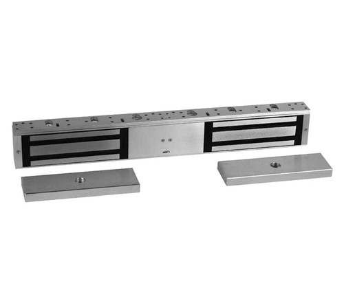 RCI 8320 2DSS/SCS 28 Double 1200 lb Multimag 12/24 VDC Door Status Sensor Security Condition Sensor Double Outswing Doors Brushed Aluminum Finish 8320 2DSS/SCS 28