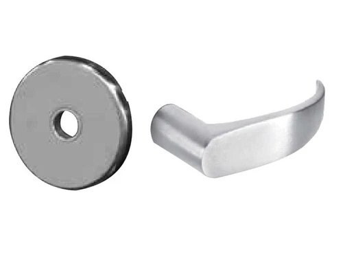 Sargent LC-8272-12V OP 26D Double Cylinder Fail Safe 12V Electrified Mortise Lock O Rose P Lever Less Cylinder Satin Chrome LC-8272-12V OP 26D
