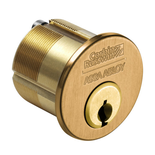 Corbin Russwin 1000-114-A01-6-57B1 612 1-1/4 In Mortise Cylinder 57B1 Keyway A01 Cloverleaf Cam Satin Bronze