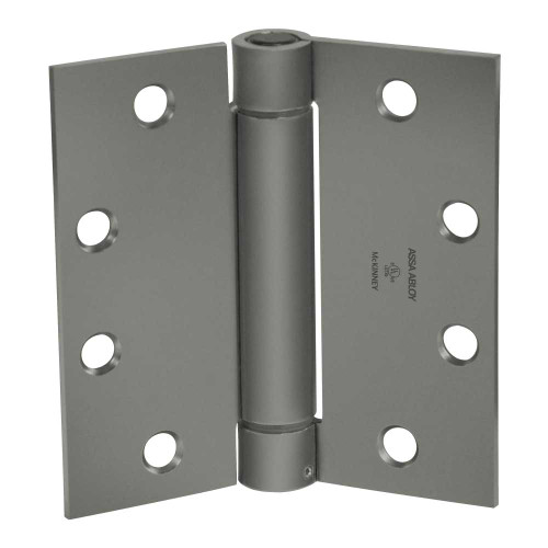 McKinney 1502 4-1/2X4-1/2 P Full Mortise Spring Hinge Standard Weight 4-1/2 by 4-1/2 Square Corner Primed for Painting 1502 4-1/2X4-1/2 P