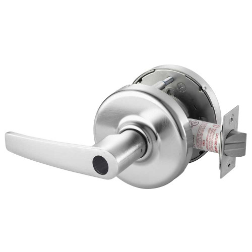 Corbin Russwin CL3381 AZD 626 LC Grade 1 Keyed Lever x Blank Plate Cylindrical Lock Armstrong Lever Conventional Less Cylinder Satin Chrome Finish Non-handed CL3381 AZD 626 LC