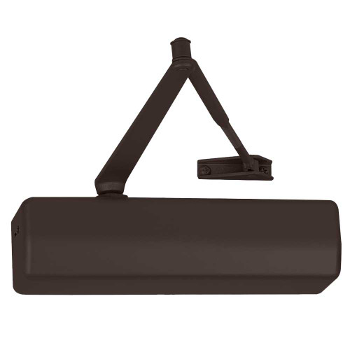 Corbin Russwin DC3200 690 M54 Grade 1 Surface Door Closer Regular Pull Side Mount Size 1-6 Full Cover Dark Bronze Painted Finish Non-Handed DC3200 690 M54