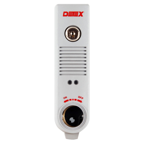 Detex EAX-500 GRAY W/#18 KEY Exit Alarm Surface Mount Battery Powered Specific Cover Lock Key Number 18 Gray Finish