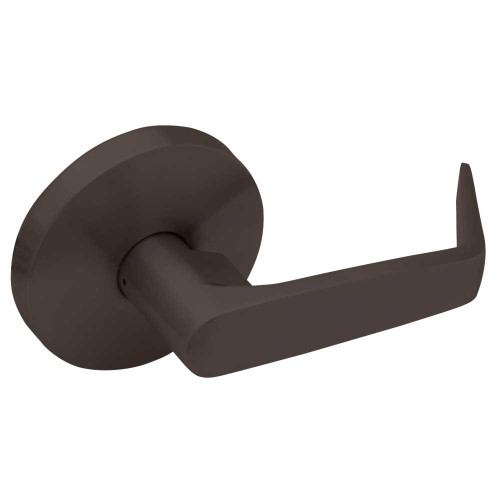 Falcon W12 SRD 613 Grade 2 Single Dummy Cylindrical Lock Non-Keyed Dane Lever Small Rose Dark Oxidized Satin Bronze Oil Rubbed Finish Non-handed W12 SRD 613
