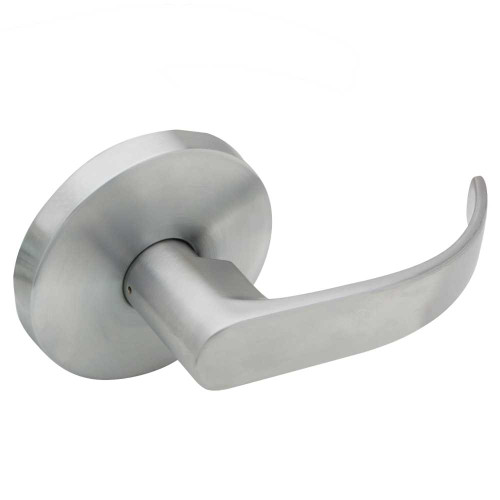 Falcon W12 Q 626 Grade 2 Single Dummy Cylindrical Lock Non-Keyed Quantum Lever Standard Rose Satin Chrome Finish Non-handed W12 Q 626