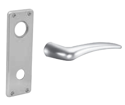 Sargent 60-8273-24V WTA 15 RH Grade 1 Electric Mortise Lock Electrical Fail Secure Function 12VDC/24VDC 2-3/4 In Backset A Lever WT Escutcheon Sargent LFIC Prep Less Core Right Hand Satin Nickel Plated Clear Coated