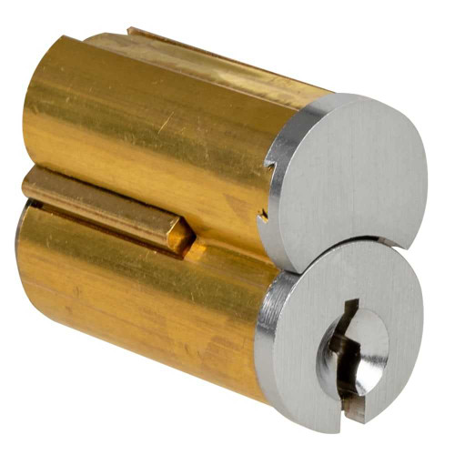 Falcon C648 C 626 SFIC 6-Pin Core 6-Pin C Keyway Uncombinated 0 Keys Satin Chrome Finish Non-Handed C648 C 626