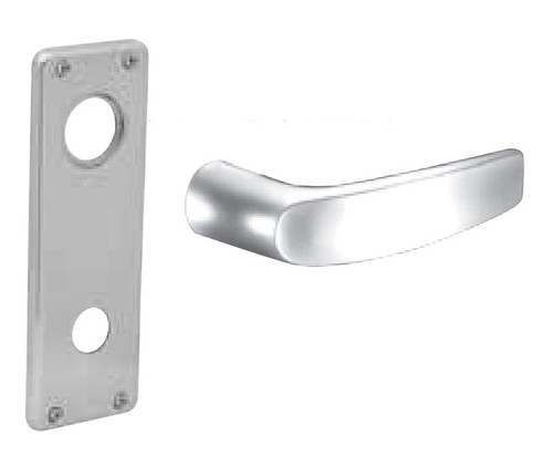 Sargent 60-8273-12V WTB WSP Grade 1 Electric Mortise Lock Electrical Fail Secure Function 12VDC/24VDC 2-3/4 In Backset B Lever WT Escutcheon Sargent LFIC Prep Less Core Field Reversible White Suede Powder Coat