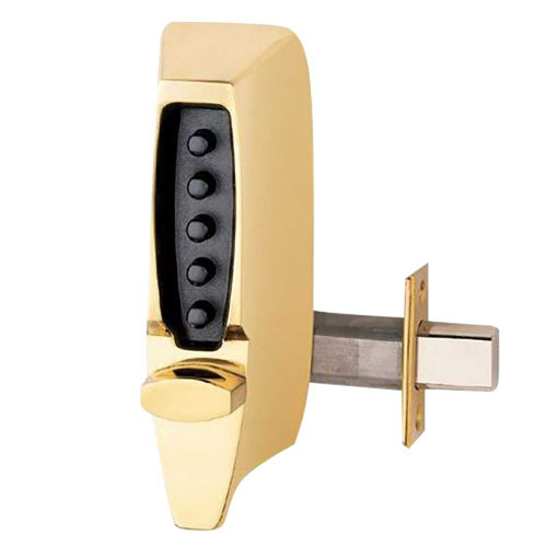 Kaba Simplex 7108-03-41 Combination Deadbolt 2-3/8 Backset Bright Brass 7108-03-41