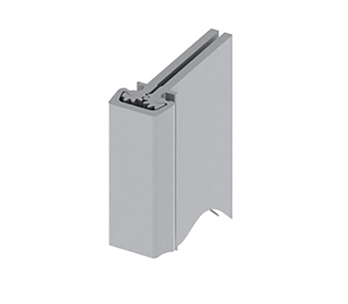 Hager 780-112 83 CLR Concealed Leaf Continuous Geared Hinge 83 Satin Aluminum Clear Anodized Finish