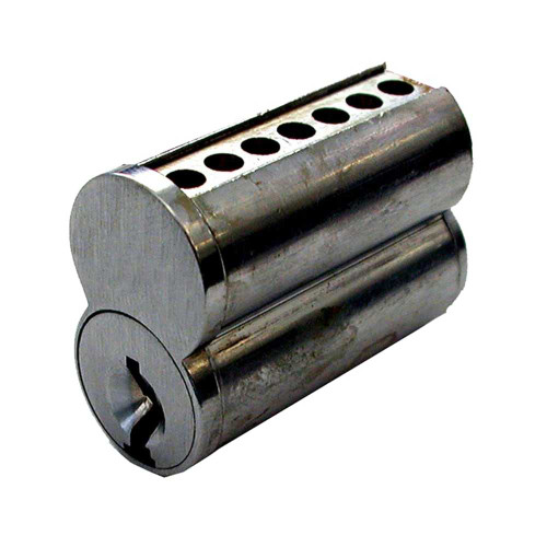 Falcon CB849 E 626 SFIC 7-Pin Core 7-Pin E Keyway Uncombinated 0 Keys Satin Chrome Finish Non-Handed CB849 E 626