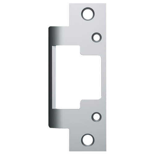 HES 801E 630 Faceplate Only 8000/8300 Series 4-7/8 x 1-1/4 Flat Extended Lip Satin Stainless Steel