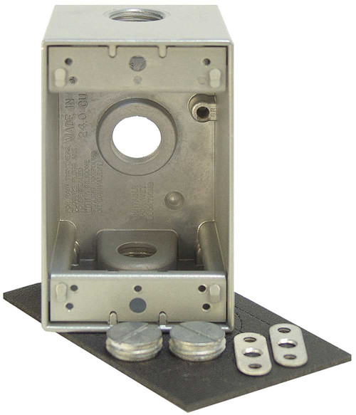 Securitron WBB Weather Single Gang Back Box WBB