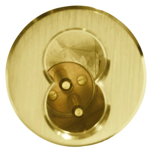 Arrow 16CR-27X001 3 SFIC Mortise Housing 6/7-Pin 1-1/4 001 Standard Straight Cam Bright Brass 16CR-27X001 3
