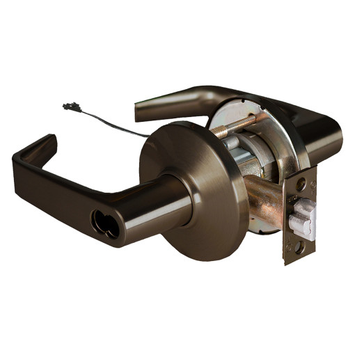 BEST 9KW37DEL15DSTK613 Grade 1 Electric Cylindrical Lock Electronically Locked 2-3/4 Backset Fail Safe 24VDC 15D Design Oil Rubbed Bronze