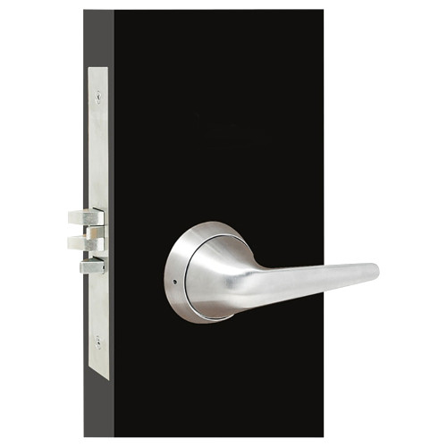 TownSteel MRX-A-01-630-RH Ligature Resistant Mortise Lockset Grade 1 Passage Non Keyed ANSI Arch Trim Right Hand Satin Stainless Steel MRX-A-01-630-RH