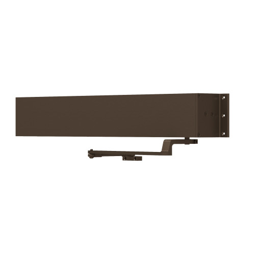 LCN 9542-REG 36 LH 710 Grade 1 Surface Mounted Electromechanical Senior Swing Door Operator 36 Header Regular Push Side Mounted 33 - 48 Door 90 Deg Swing Machine Screws Dark Bronze Anodized Aluminum Finish Left Handed 9542-REG 36 LH 710