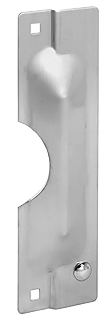 Rockwood 320CL US32D Latch Protector 3 by 11 Cylindrical Lock Type Satin Stainless Steel Finish 320CL US32D