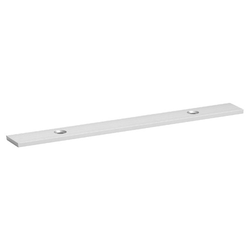 SDC FP14V Filler Plate for 11 Single EMLock Models 1/2 by 1-1/4 Satin Aluminum Clear Anodized FP14V