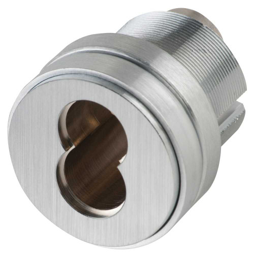 Schlage 80-102 626 1-3/8 In SFIC Mortise Housing Straight Cam Compression Ring Spring 1/4 In Blocking Ring Satin Chrome Finish Non-handed 80-102 626