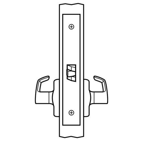 Corbin Russwin ML2010 NSA 626 M31 Passage or Closet Mortise Trim Pack NS Lever A Rose Satin Chrome