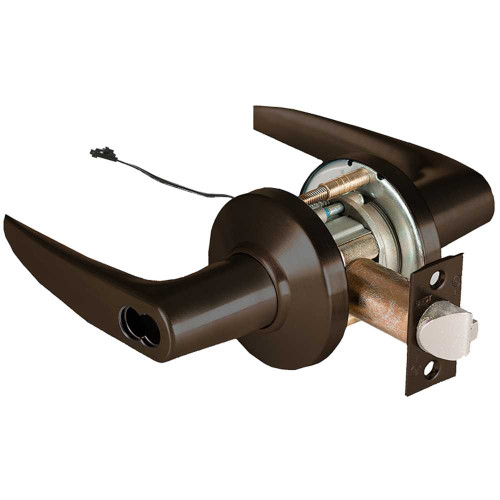 BEST 9KW37DEL16CSTK613 Grade 1 Electric Cylindrical Lock Electronically Locked 2-3/4 Backset Fail Safe 24VDC 16C Design Oil Rubbed Bronze 9KW37DEL16CSTK613