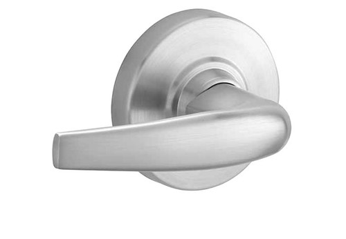 ACSI ACND96LDEU ATH 626 24V Grade 1 Electric Cylindrical Lock Vandlgard Storeroom Electrical Fail Secure Function 24VAC/DC 2-3/4 Backset Athens Lever 3-7/16 Diameter Rose Less Cylinder Satin Chrome Finish Non-Handed