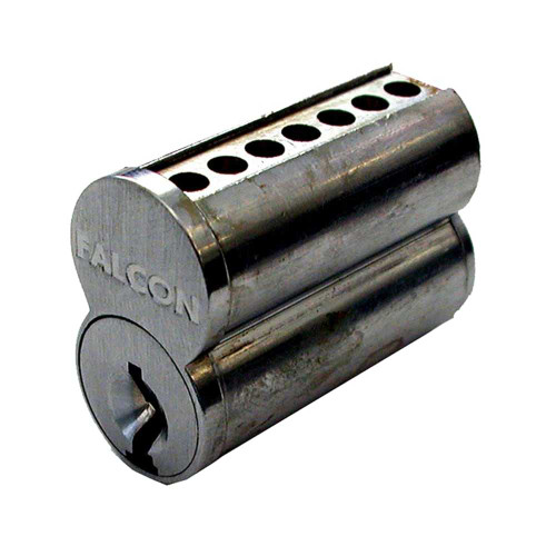 Falcon CB847 J 626 SFIC 7-Pin Core 7-Pin J Keyway Uncombinated 0 Keys Satin Chrome Finish Non-Handed CB847 J 626