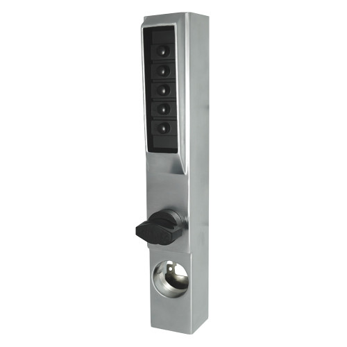 Kaba Simplex 3002-26D-41 Narrow Stile Lock with Thumbturn Satin Chrome