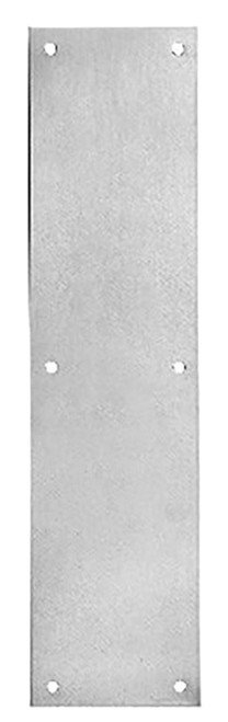 Rockwood 70C US26D Push Plate 4 by 16 Standard Gauge 0050 Satin Chrome Finish 70C US26D