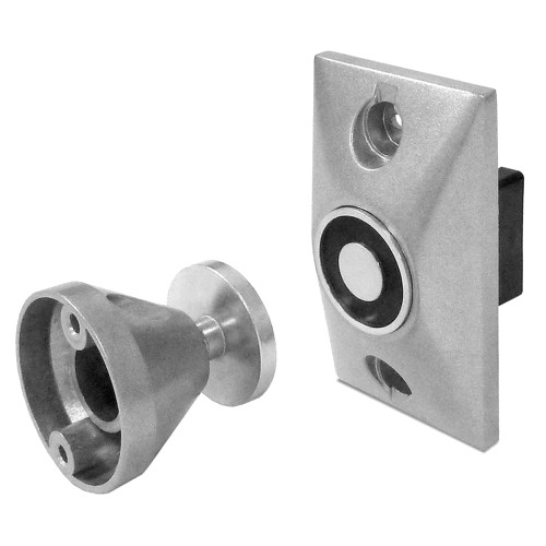 SDC EH2024120A Magnetic Door Holder and Releasing Device Semi-Flush Mount 24VAC/DC/120VAC Aluminum Painted