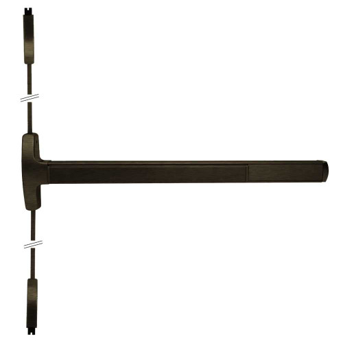 MELRXF-24-V-C 4 313AN LHR Falcon Surface Vertical Rod Exit Devices MELRXF-24-V-C 4 313AN LHR
