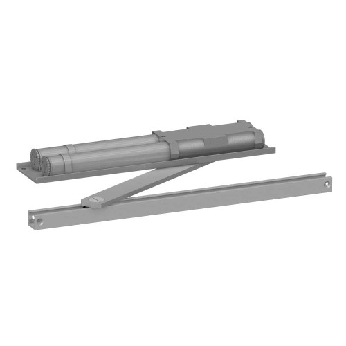 LCN 6031-H BUMPER 689 Concealed Doubla Acting Track Door Closer with Hold Open and Bumper Size 1 Aluminum 6031-H BUMPER 689