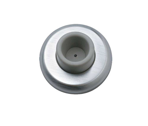 Rockwood 403 US26D Concave Solid Cast Wall Stop 1 In Projection 2-7/16 In Diameter Plastic Toggle Fastener Satin Chrome 403 US26D