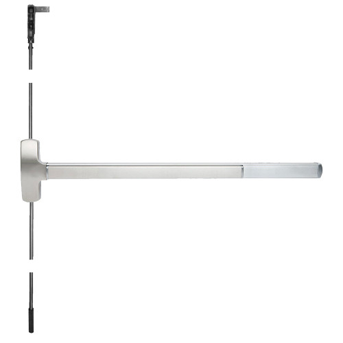 MELF-25-CWDC-L-DT-Q 4 26D LR Falcon Concealed Vertical Rod Exit Devices