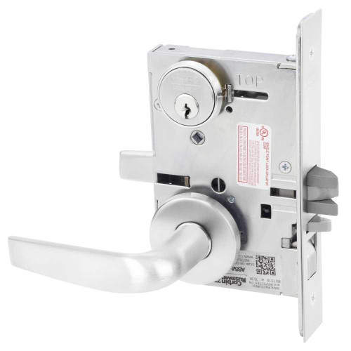 Corbin Russwin ML2051 CSA 625 Entrance or Office Mortise Lock CS Lever A Rose Bright Chrome ML2051 CSA 625