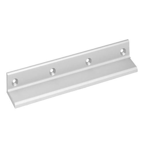 SDC AB04V Angle Bracket for 8-3/4 Single EMLock Models 2 by 1-1/2 Satin Aluminum Clear Anodized