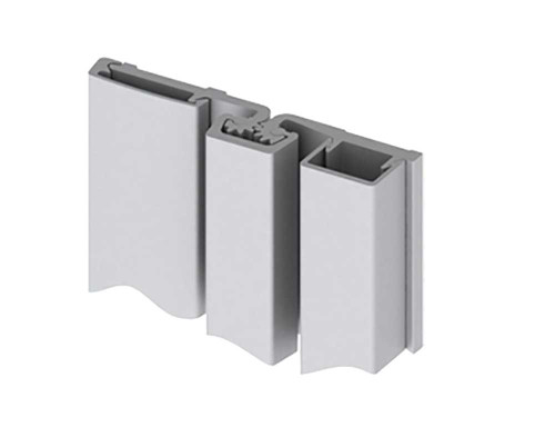 Hager 780-157HD 95 CLR Full Surface Continuous Geared Hinge Heavy Duty 95 Satin Aluminum Clear Anodized Finish 780-157HD 95 CLR