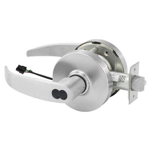 Sargent RX2870-10G71-24V LP 26D Electrified Cylindrical Lock Fail Secure 24V LP Design SFIC Prep Less Core RX Switch Satin Chrome RX2870-10G71-24V LP 26D