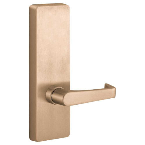 PHI RM4914A 612 RHR Apex and Olympian Series Wide Stile Trim Lever Always Active A Lever Design Right Hand Reverse Requires 1-1/4 In Mortise Type Cylinder Retrofit Trim Satin Bronze Clear Coated RM4914A 612 RHR